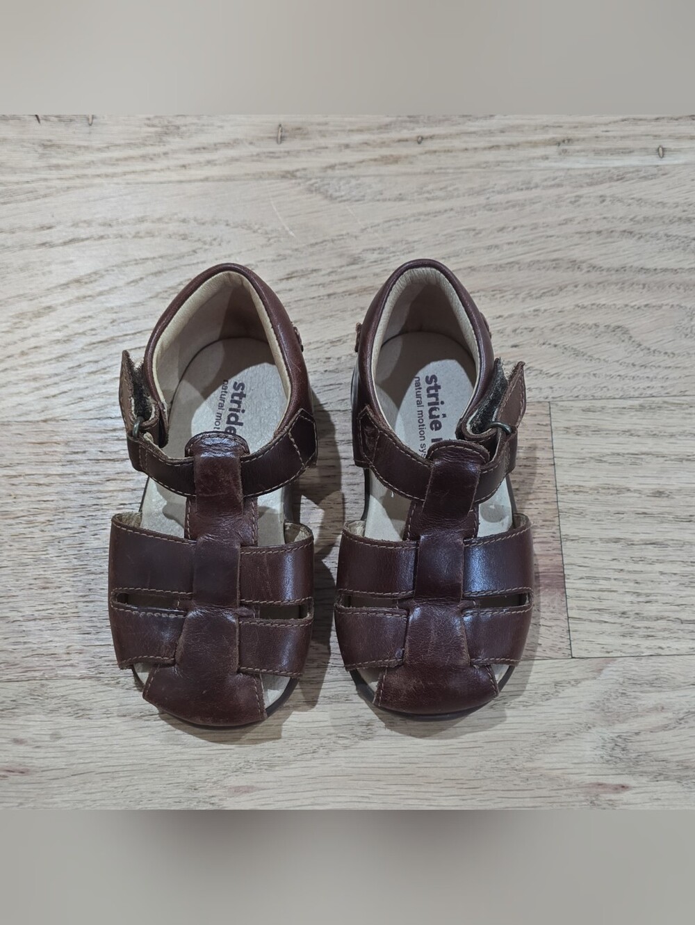 Stride Rite Baby Boy's SRT Archie (Toddler) Brown Size 7 . 2 Wide